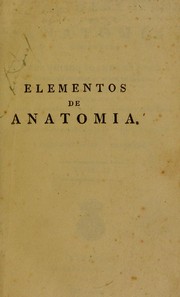 Cover of: Elementos de anatomia