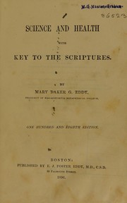 Cover of: Science and health with key to the scriptures by Mary Baker Eddy