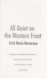 Cover of: All Quiet on the Western Front (Pacemaker Classics)