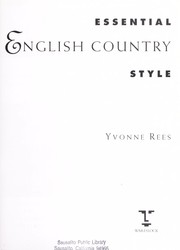 Cover of: Essential English country style