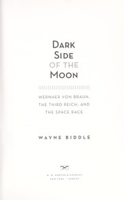 Cover of: Dark side of the moon by Wayne Biddle
