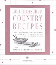 Cover of: 500 treasured country recipes: mouthwatering, time-honored, tried & true, handed-down, soul-satisfying dishes