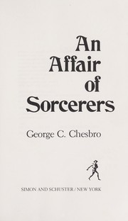 Cover of: An affair of sorcerers by George C. Chesbro