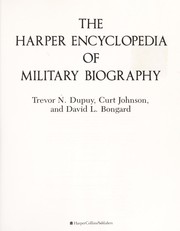 Cover of: The Harper encyclopedia of military biography