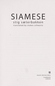 Cover of: Siamese