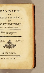 Cover of: Candide en Dannemarc, ou, L'optimisme des honnêtes gens