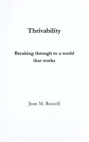 Cover of: Thrivability by Jean M. Russell