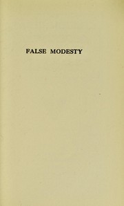 Cover of: False modesty, that protects vice by ignorance