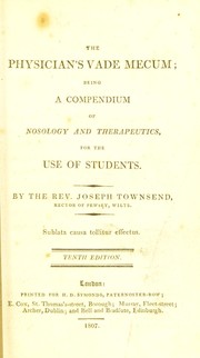 Cover of: The physician's vade-mecum