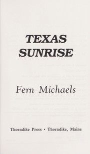 Cover of: Texas sunrise
