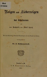 Cover of: Reigen und Liederreigen f©ơr das Schulturnen