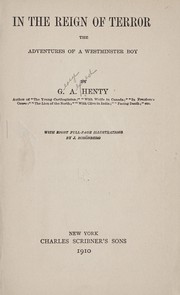 Cover of: In the reign of terror: the adventures of a Westminster boy.