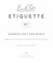 Cover of: Etiquette, elegance, ...
