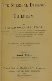 Cover of: The surgical diseases of children