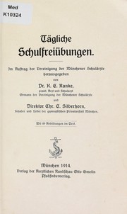 T©Þgliche Schulfrei©ơbungen by K. E. Ranke, Chr. C. Silberhorn