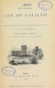 Cover of: The private life of Galileo