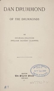 Cover of: Dan Drummond of the Drummonds by Gulielma Zollinger