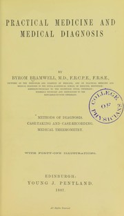 Cover of: Practical medicine and medical diagnosis