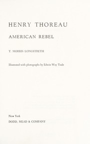 Cover of: Henry Thoreau, American rebel