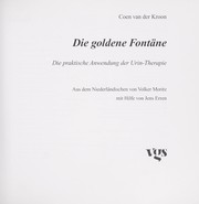 Cover of: Die goldene Fonta ne: die praktische Anwendung der Urin-Therapie