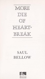 Cover of: More die of heart-break