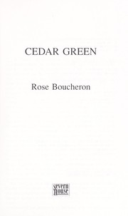 Cover of: Cedar Green