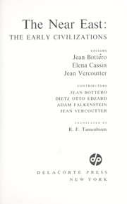 Cover of: The Near East: the early civilizations.