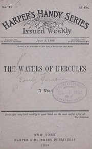 Cover of: The waters of Hercules: a novel