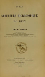 Cover of: Essai sur la structure microscopique du rein