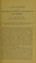 Cover of: A new instrument for the treatment of difficult strictures of the urethra