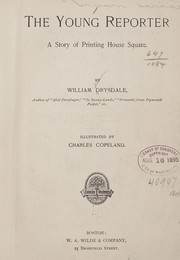 Cover of: The young reporter: a story of Printing House Square.