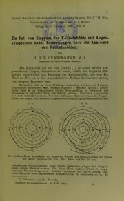 Ein Fall von Empyem der Keilbeinh©œhle mit Augensymptomen nebst Bemerkungen ©ơber die Anatomie der Keilbeinh©œhlen by H.H.B. Cunningham