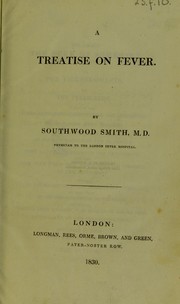 Cover of: A treatise on fever