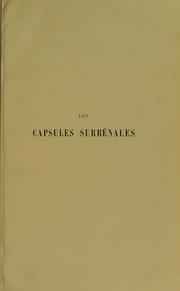 Cover of: Les capsules surr©♭nales