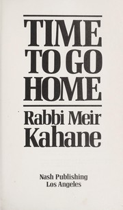 Cover of: Time to go home.