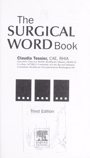 Cover of: The surgical word book