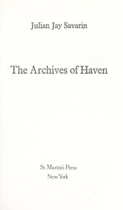 Cover of: The archives of Haven