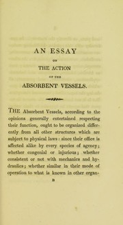 An essay on the absorbent vessels by Henry Searle