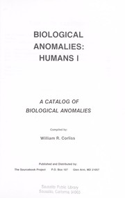 Cover of: Biological anomalies--humans: a catalog of biological anomalies