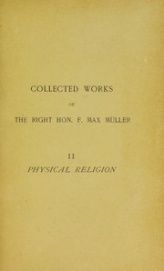 Cover of: Physical religion by F. Max Müller