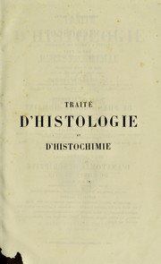 Cover of: Trait©♭ d'histologie et d'histochimie