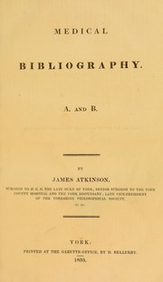 Cover of: Medical bibliography. A and B