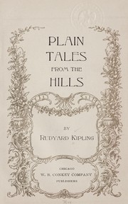 Cover of: Plain tales from the hills by Rudyard Kipling
