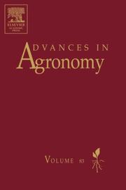 Cover of: Advances in Agronomy, Volume 51 (Advances in Agronomy)