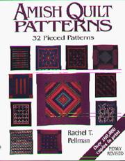 Amish quilt patterns by Rachel T. Pellman