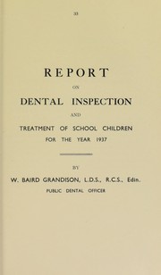 Cover of: [Report 1938]