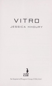 Cover of: Vitro by Jessica Khoury