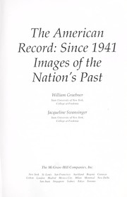 Cover of: The American Record Since 1941: Images of The Nations Past