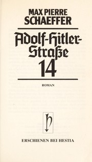 Cover of: Adolf-Hitler-Strasse 14: Roman