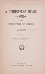 Cover of: A Christmas home-coming, and other stories for children